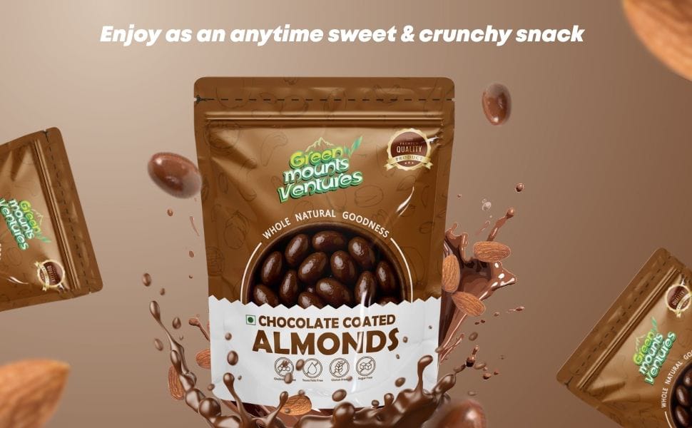 Premium Chocolate Coated Almonds – Crunchy & Decadent
